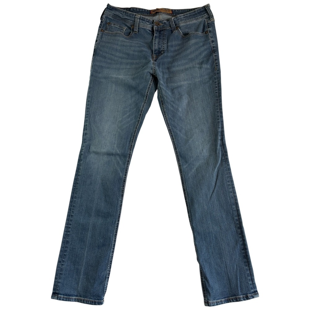 Seven7 Slim Straight Fit Jeans Men 34x34 (33x31.5) Blue Denim Medium Wash Casual